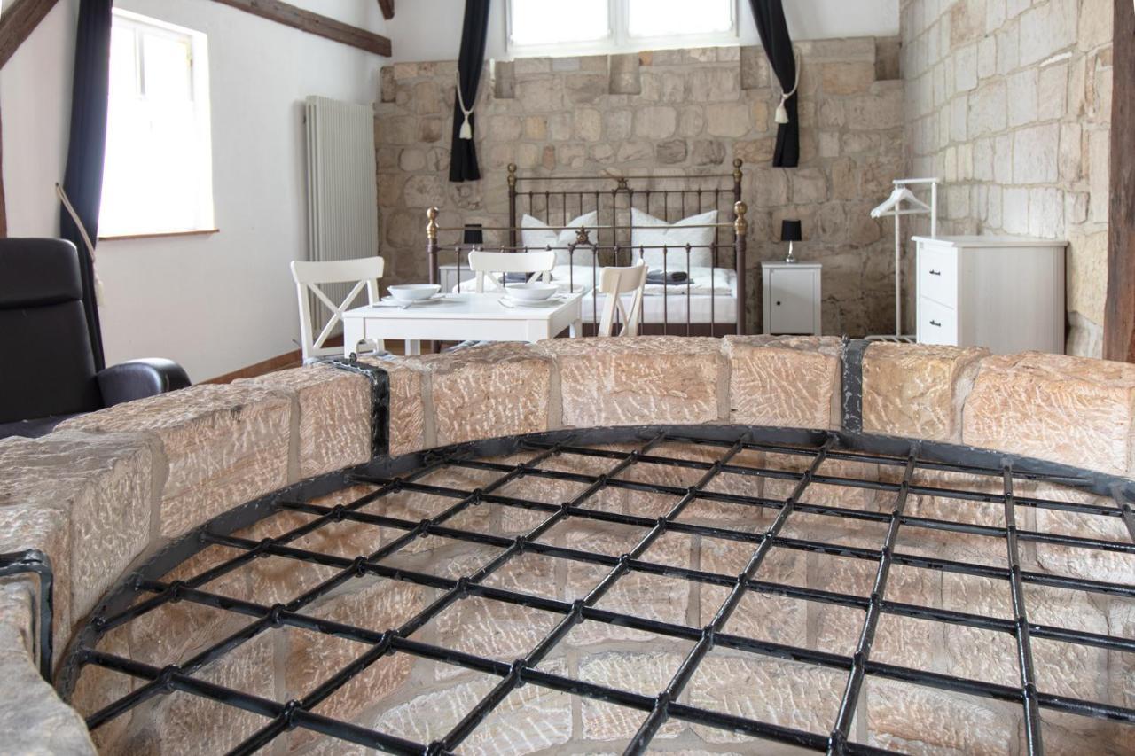 Ferienwohnung Mit Brunnen Quedlinburg Exteriör bild