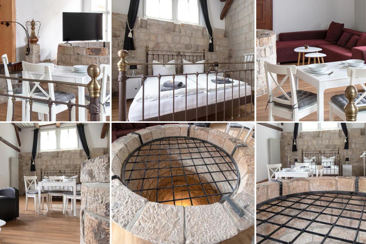 Ferienwohnung Mit Brunnen Quedlinburg Exteriör bild